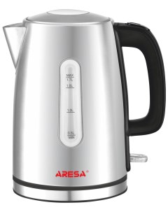 Чайник электрический AR 3437 1 7 л серебристый черный Aresa