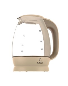 Чайник электрический LX 3002 2 1 7 л бежевый Lex