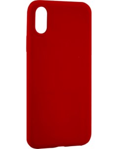 Чехол крышка TPU для iPhone X термополиуретан красный Anycase