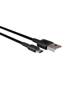 Дата кабель USB 2 0A для micro USB K14m TPE 0 25м Black More choice