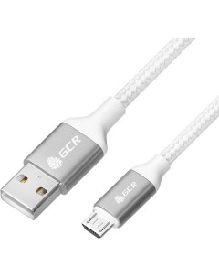 Кабель USB Micro USB ЗА ПУТИНА QC быстрая зарядка 1 0m белый Gcr