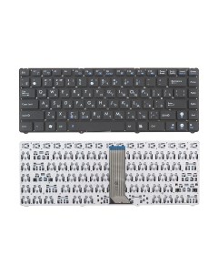 Клавиатура для ноутбука Asus U20 U20A U24 U24A U24E UL20 черная без рамки Azerty