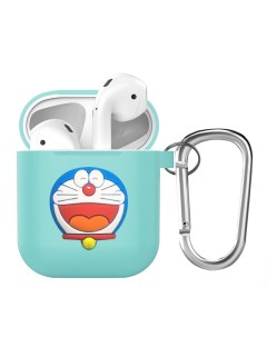 Чехол для наушников Apple AirPods 1 2 Doraemon Silicone case