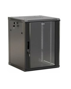 Серверный шкаф TWB 1866 GP RAL9004 Глубина 60см black Hyperline