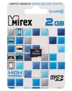 Карта памяти Micro SDHC 13612 MCROSD02 2GB Mirex