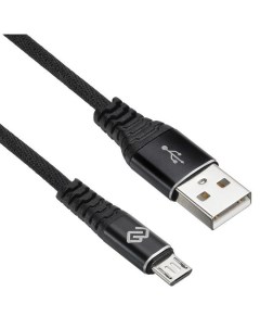 Кабель USB A m micro USB B m 3м черный Digma