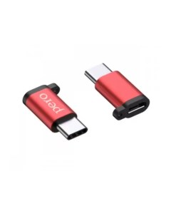 Переходник AD01 TYPE C TO MICRO USB красный PRAD01TMRD Péro