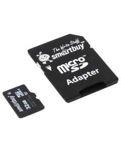 Карта памяти MicroSD 32GB Smart Buy Class 10 UHS I SD адаптер Smartbuy