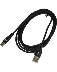 Кабель USB A m USB Type C m 2м black Digma