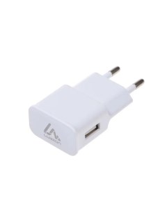 Сетевое зарядное устройство LN 100AC 1 USB 1 A белое Luazon