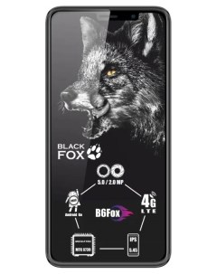 Смартфон B6 Fox 1 8GB Black Black fox
