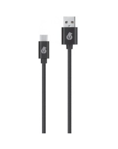 Кабель USB Type C to USB A Cable черный Ubear