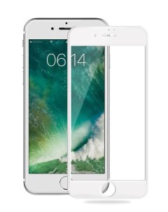 Защитное стекло для iPhone 7 8 олеофобное белый Smartbuy