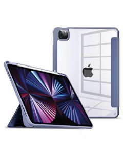 Чехол подставка Crystal для Apple iPad 10 2 iPad 7 iPad 8 iPad 9 серо лавандовый Slimcase