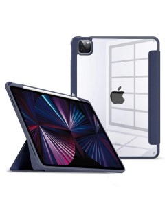 Чехол подставка Crystal для Apple iPad 10 2 iPad 7 iPad 8 iPad 9 синий Slimcase