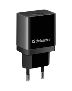 Сетевое зарядное устройство для телефона 1xUSB 5V 2 1А кабель micro USB черный Defender