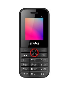 Мобильный телефон A14 BLACK RED Strike