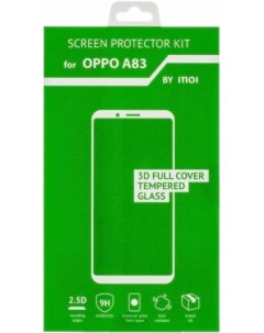Защитное стекло 3D для ОРРО A83 черная рамка Inoi