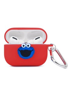 Чехол для Apple AirPods Pro Sesame Street Cookie Monster Silicone case