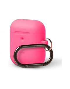 Чехол для AirPods Silicone case Neon Pink Elago