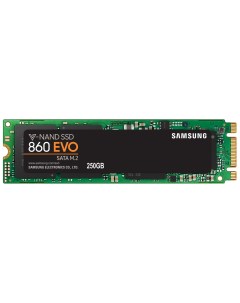 SSD накопитель 860 EVO M 2 2280 250 ГБ MZ N6E250BW Samsung