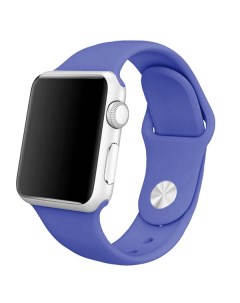 Ремешок Silicone для Apple Watch 42 44mm royal blue Krutoff