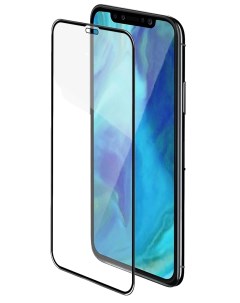 Стекло защитное 3D Glass для Apple iPhone XS Max 11 Pro Max 6 5 глянцевое чёрное Celly