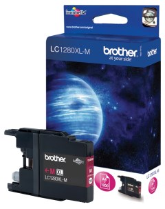 Картридж для струйного принтера LC 1280XL M пурпурный оригинал Brother