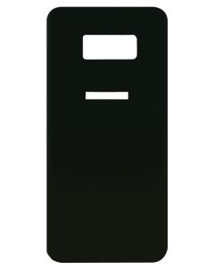 Защитное стекло для Samsung Galaxy S8 на заднюю панель черный Interstep