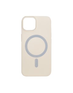 Чехол крышка MagSafe Bari для Apple iPhone 14 бежевый Everstone