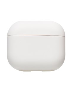 Чехол для кейса наушников Apple AirPods 3 силиконовый Soft Touch белый Promise mobile