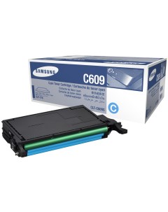 Картридж для лазерного принтера CLT C609S голубой оригинал Samsung