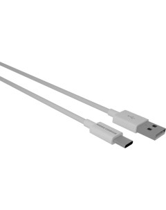 Дата кабель USB 2 1A для Type C K24a TPE 1м White More choice