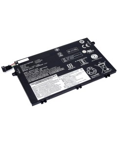 Аккумулятор для ноутбука Lenovo ThinkPad E485 L17M3P52 11 1V 4050mAh Greenway