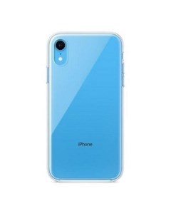 Чехол для iPhone XR прозрачный голубой Thl