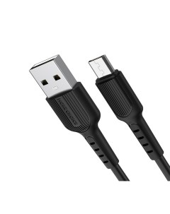 Дата кабель USB 2 0A для micro USB K26m TPE 1м Black More choice