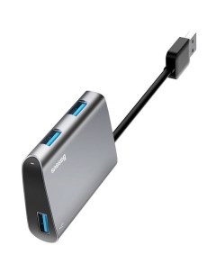 Адаптер Enjoyment series USB to 3 USB 3 0 HUB Black Baseus