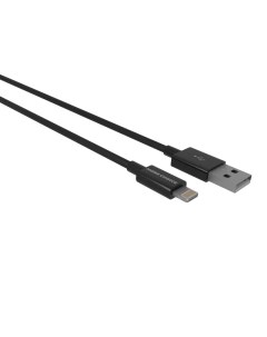 Дата кабель K42i Smart USB 2 4A для Lightning 8 pin ТРЕ 1м Black More choice