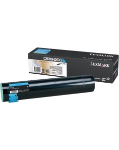 Картридж для лазерного принтера C930H2CG голубой оригинальный Lexmark