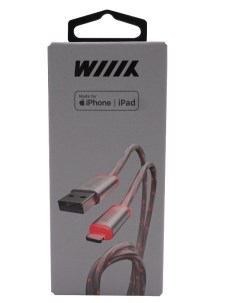 Кабель USB Lightning CB930 U8 2A MUSIC 10 светомузыка 1 м Wiiix