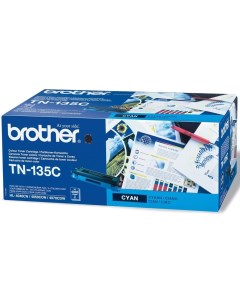 Картридж для лазерного принтера TN 135C голубой оригинал Brother