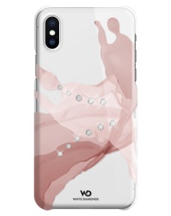 Чехол для Apple Liquids для iPhone XS розовый 1370LIQ56 White-diamonds