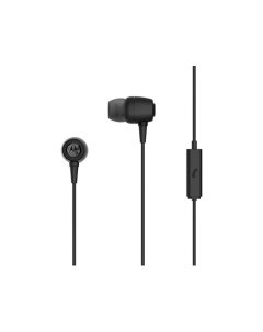 Наушники Metal Earbuds In Ear Headphones Black Motorola
