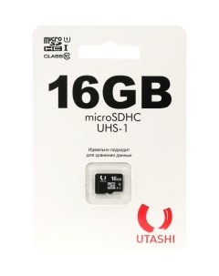 Карта памяти Micro SD UT16GBSDCL10 00 16GB Utashi