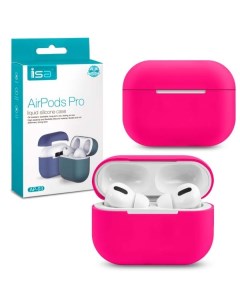 Чехол Airpods Pro Silicon Case Rose Pink Isa