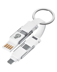 Кабель брелок SWITCH 6 IN 1 USB A Lightning 2 USB Type C Micro USB Ubear