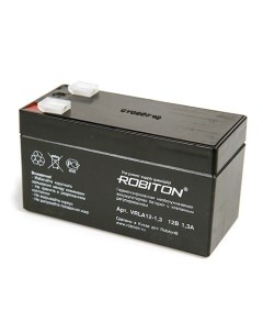 Аккумулятор для ИБП VRLA12 1 3 1300 А ч 12 В Robiton
