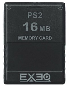 Карта памяти для приставки EQ PS2 16MB для Playstation 2 Exeq