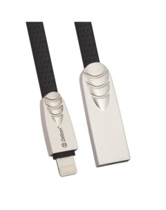 Кабель USB Lightning Data Cable TPE плоский 1 м серый ZTUSBFSTGYA8 Zetton