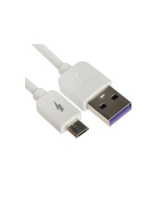 Кабель EX K 1390 USB Micro USB силиконовая оплетка 2 4А 2 м белый Exployd
